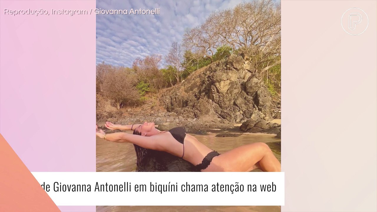 Giovanna Antonelli, de biquíni, recebe elogios por forma física em foto: 'O corpão de milhões'