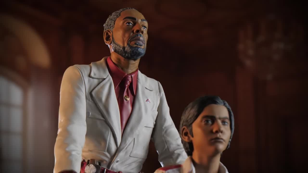 Far Cry 6 : Une statuette Collector aux couleurs d'Antón et son fils