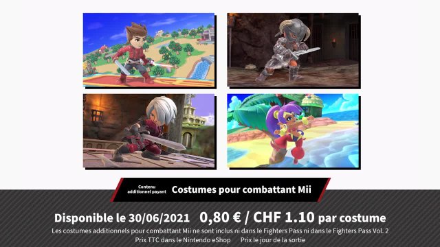 Super Smash Bros. Ultimate – Costumes pour combattant Mii #10