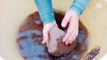 Crunchy Red Dirt Sand Cement Gritty Water Crumble Satisfying Cr: Ghola ASMR