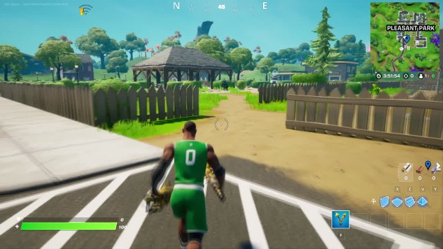 Fortnite, saison 7 : Placer des panneaux de bienvenue à Pleasant Park et Lazy Lake (défis légendaires de semaine 3)