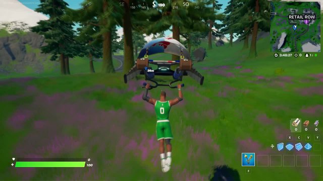 Fortnite, saison 7 : Placer des caméras sur des sites de vaisseaux d'atterrissage différents (défis légendaires de semaine 10)