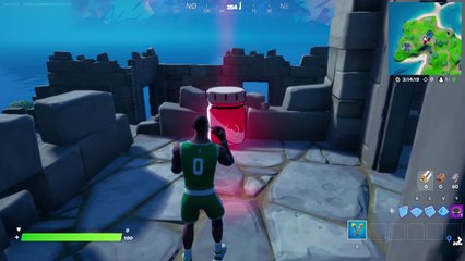 Fortnite, saison 8, skin Poiscaille cartoon : Emplacement des trois bocaux Ecarlate chevaleresque, notre guide