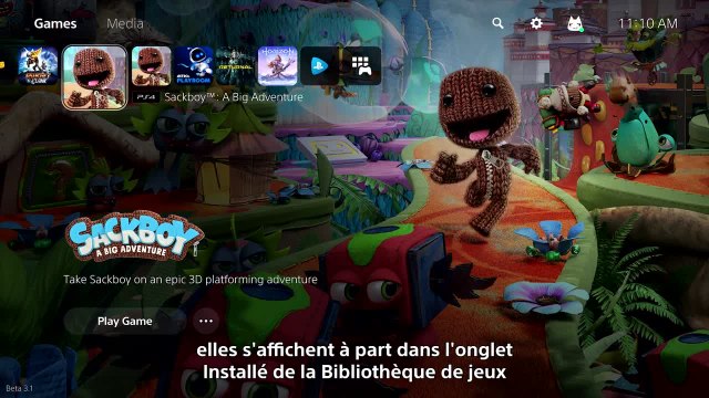 PS5 mise à jour système septembre