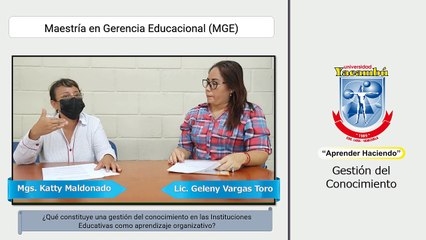 Gestión del  Conocimiento y Aprendizaje Organizacional.
