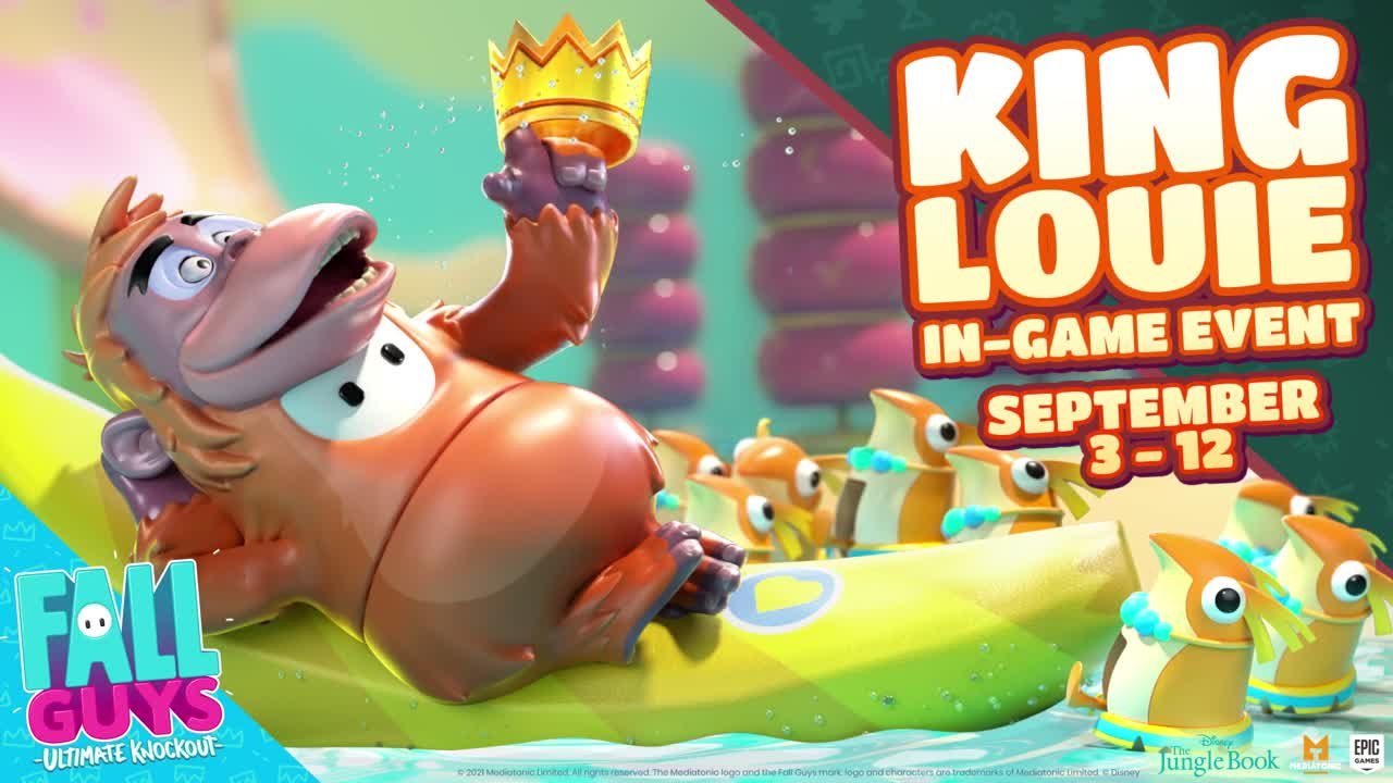 Fall Guys : Ultimate Knockout : Le Livre de la Jungle s'invite en jeu !