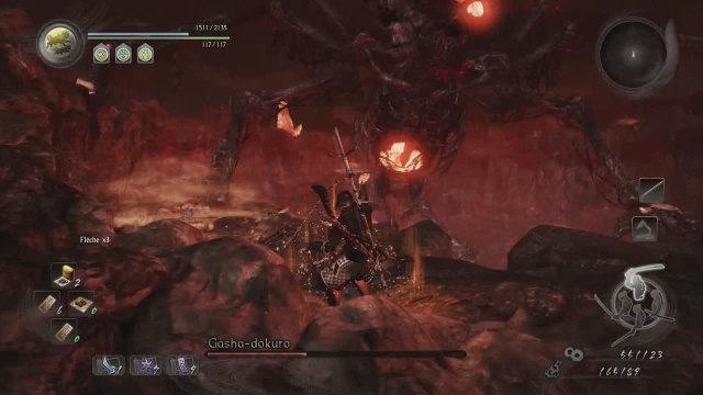 Nioh, boss : Gasha-Dokuro