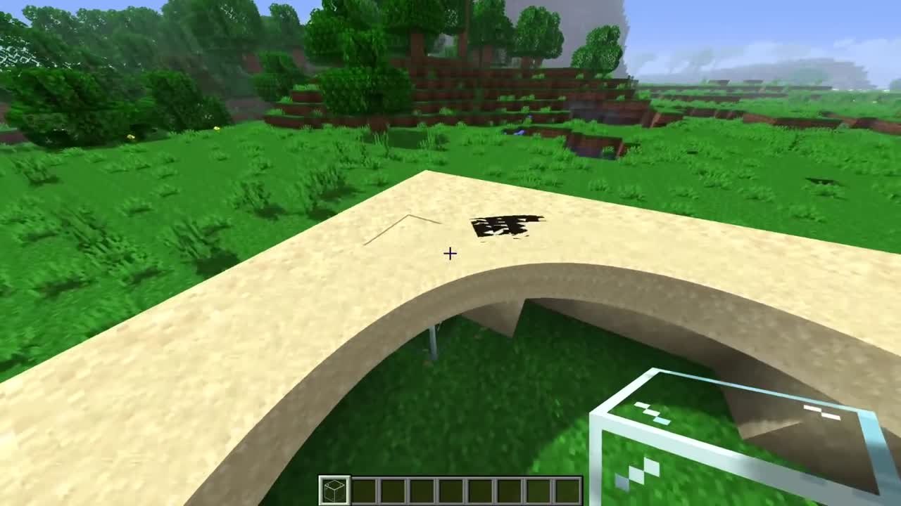 Cercle dans Minecraft Vanilla