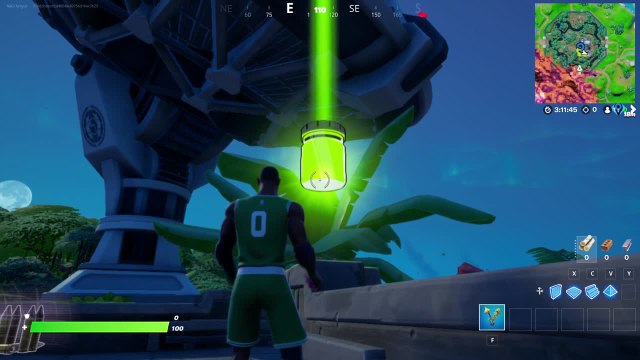 Fortnite, saison 8, skin Poiscaille cartoon : Emplacement des trois bocaux Vert feuille, notre guide