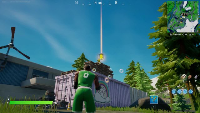 Fortnite, saison 8, skin Poiscaille cartoon : Emplacement des trois bocaux Or Midas, notre guide