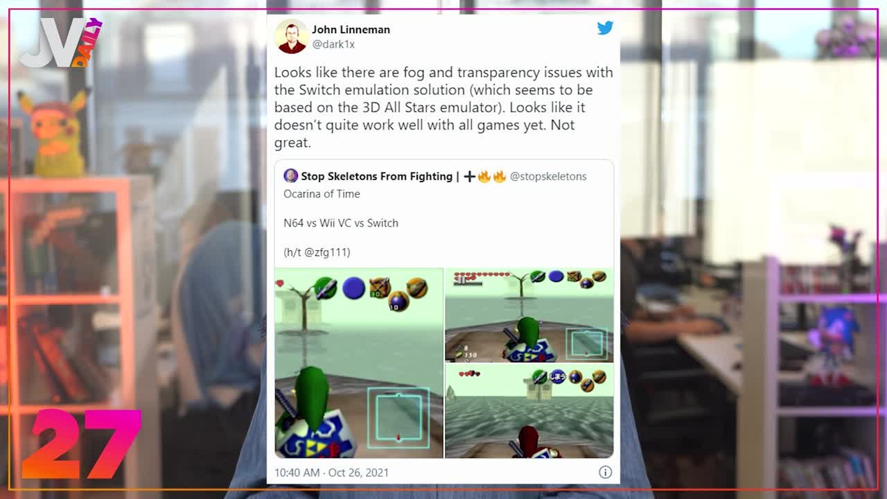 Daily 2 27/10/21 Nintendo flop avec son service d'émulation N64
