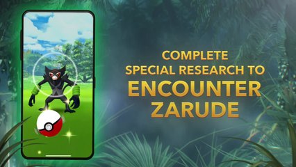 Zarude arrive dans Pokémon Go !