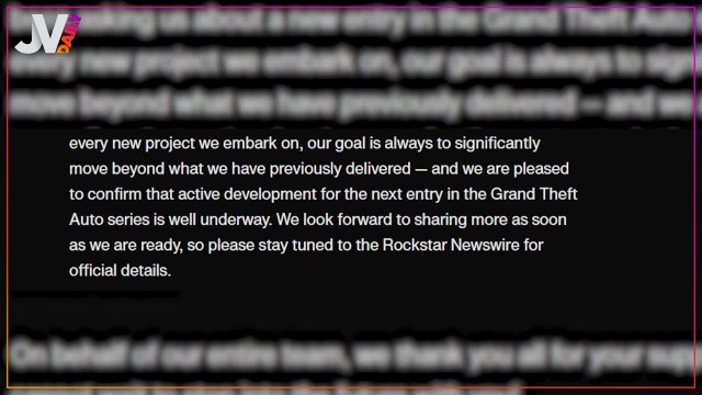 Daily le développement du prochain GTA confirmé par Rockstar