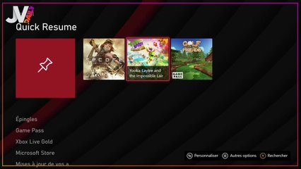Daily l'interface Xbox Series fait peau neuve avec le Quick Resume