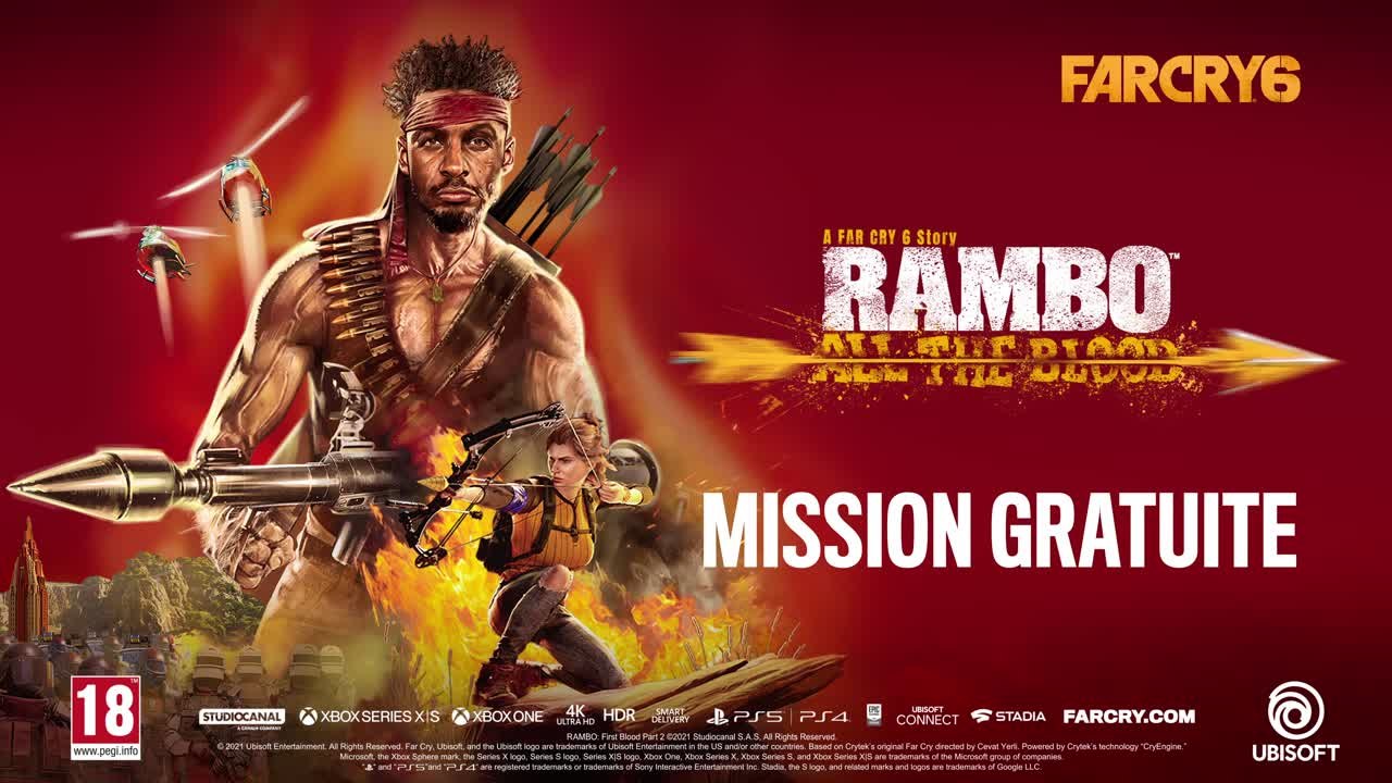 Far Cry 6 : Rambo s'infiltre dans le FPS d'Ubisoft le temps d'une mission gratuite