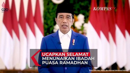 Ucap Selamat Tunaikan Ibadah Puasa. Presiden Jokowi: Alhamdulillah, Bisa Tarawih Berjamaah di Masjid