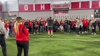 Ohio State Coaches Teach Quick Cals At Student Appreciation Day