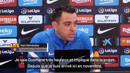 Barcelone - Xavi : "Dembélé ? Aucun reproche a lui faire"