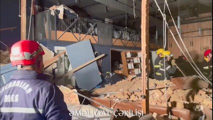 Bakü’de patlama: 1 ölü, 31 yaralı