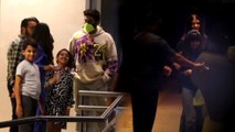 दसवीं' फिल्म एक्टर अभिषेक बच्चन,ऐश्वर्या राय और आराध्या बच्चन हुए एक साथ स्पॉट