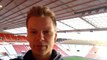Joe Nicholson reacts to Sunderland's last-gasp win over Gillingham in League One at the Stadium of Light