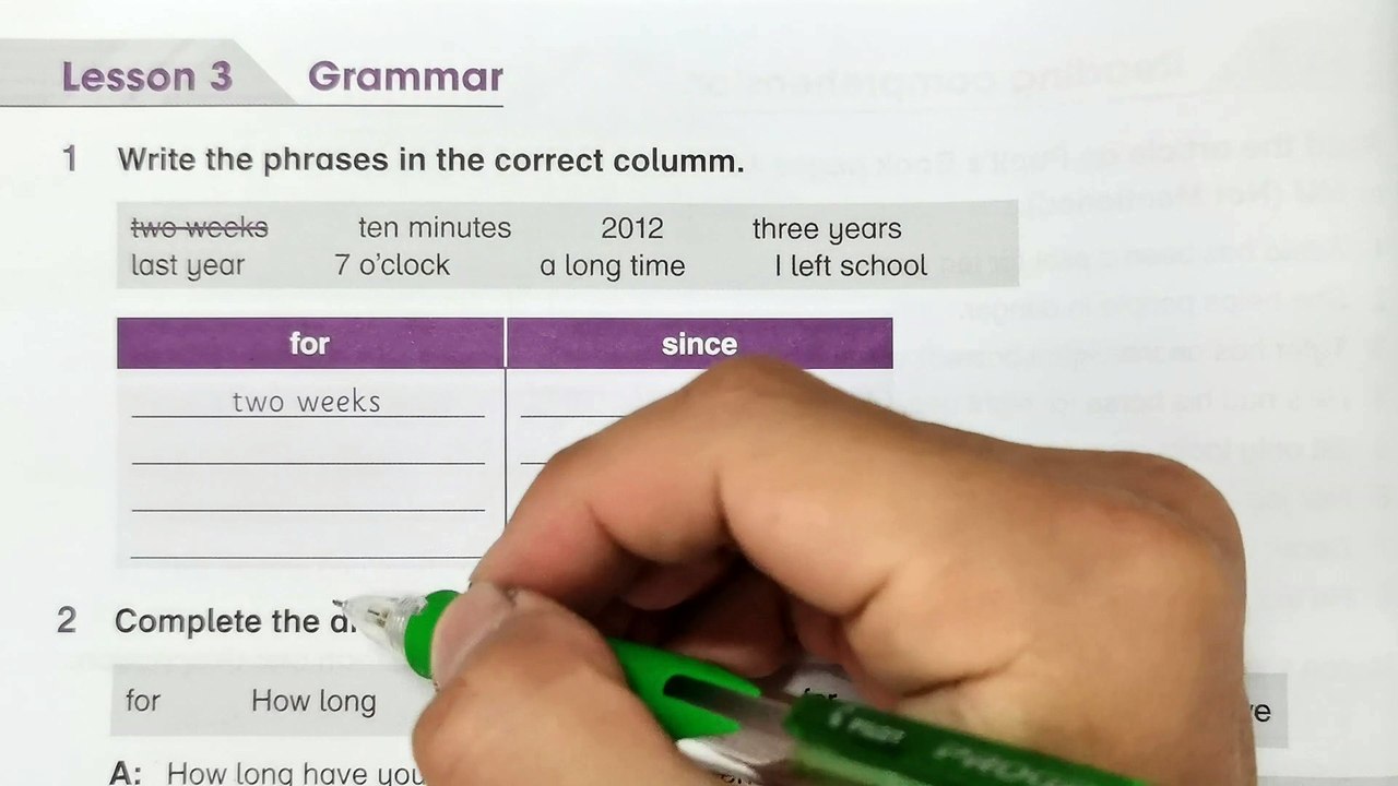Year 6 Academy Stars Workbook Answer Page 40Unit 4 Cool jobsLesson 3 Grammar
