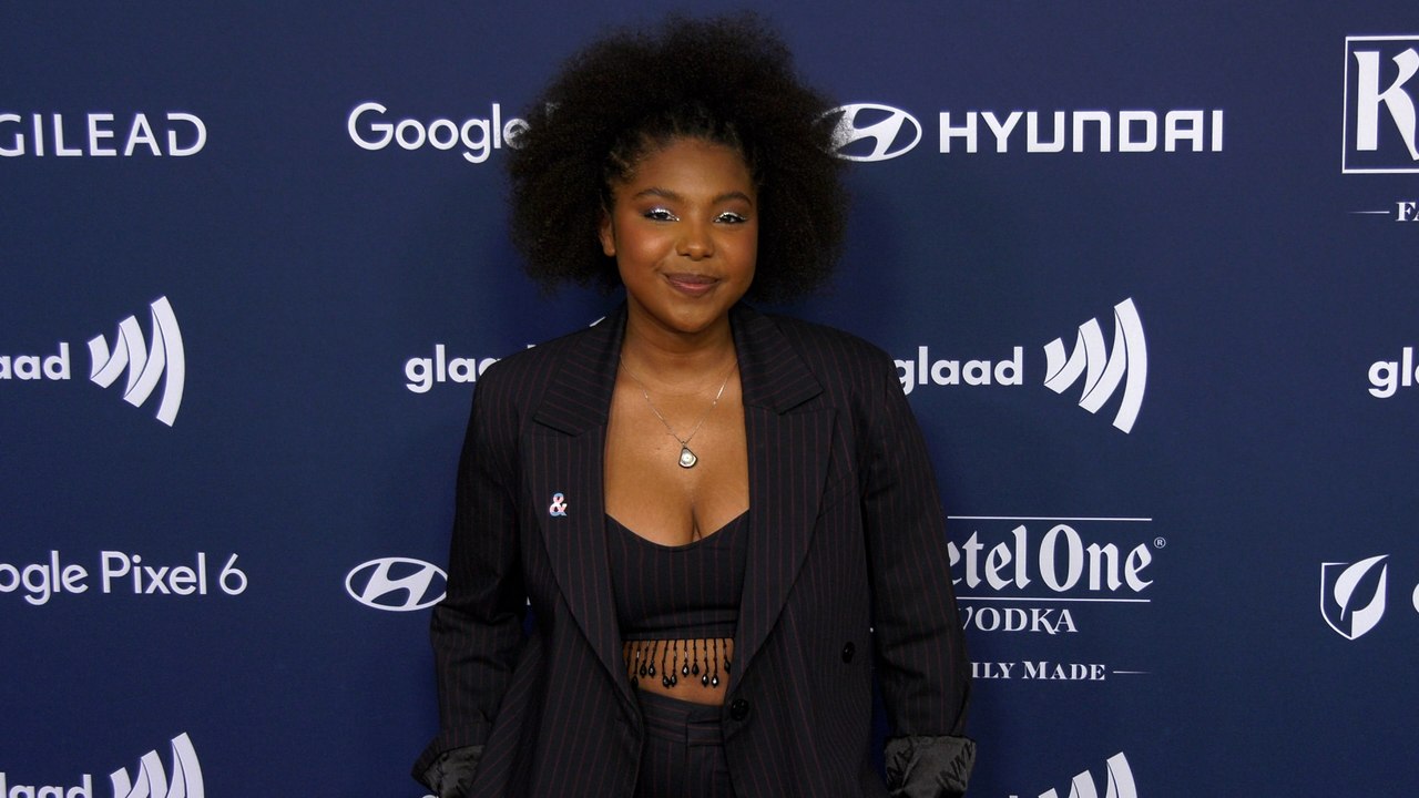 Jordan Hull attends the 33rd Annual GLAAD Media Awards red carpet in Los Angeles