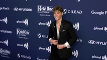 Nicky Champa attends the 33rd Annual GLAAD Media Awards red carpet in Los Angeles
