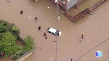 Imágenes aéreas muestran la devastación dejada por las inundaciones en Brasil