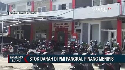 Stok Darah Menipis, PMI Pangkal Pinang Ajak Warga untuk Donor Darah