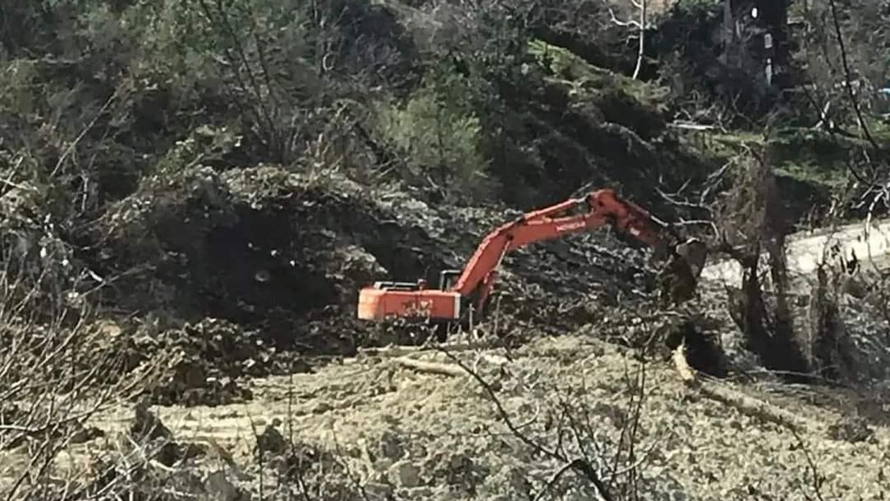 Heyelan sebebiyle Kastamonu-Çatalzeytin karayolu ulaşıma kapandı