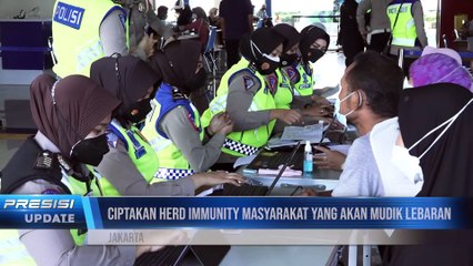 Kapolda Metro Jaya Tinjau Vaksinasi Untuk Masyarakat di Terminal Pulogebang