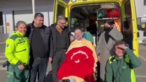 STOCKHOLM - Kanser hastası Türk, İsveç'ten ambulans uçakla Türkiye'ye nakledildi