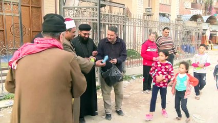 نسيج واحد.. احتفالية اول يوم بشهر رمضان بين الكنيسة والمسجد