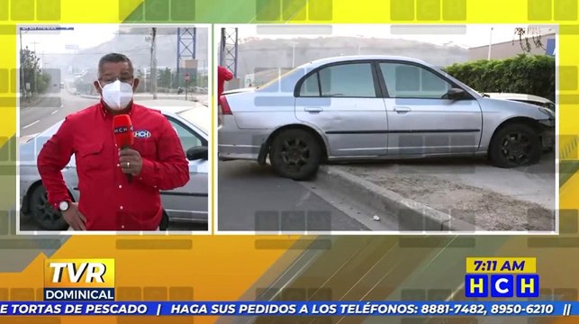 De milagro se salvan dos personas tras sufrir accidente vial en el Anillo Periférico a la altura de res. Las Uvas