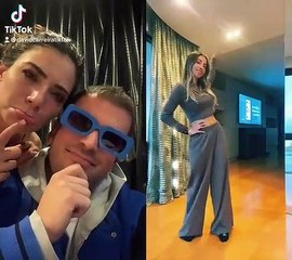 Mickael Carreira e Laura Figueiredo divertem-se a dançar com patudo