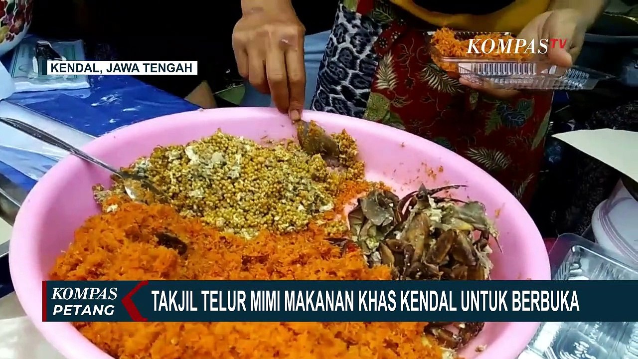 Telur Mimi, Takjil Khas Kendal Jadi Pilihan Warga untuk Berbuka