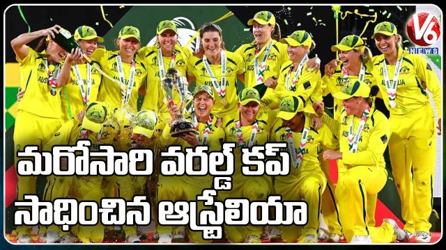 Australia Beat England to win Women's Cricket World Cup final | World Cup 2022 final | V6 News