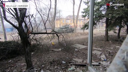 Государственное телевидение России показало бои за Мариуполь