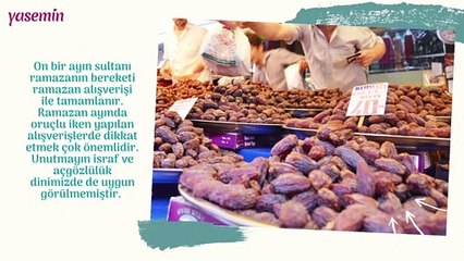 Ramazanda ekonomik alışveriş nasıl yapılır?