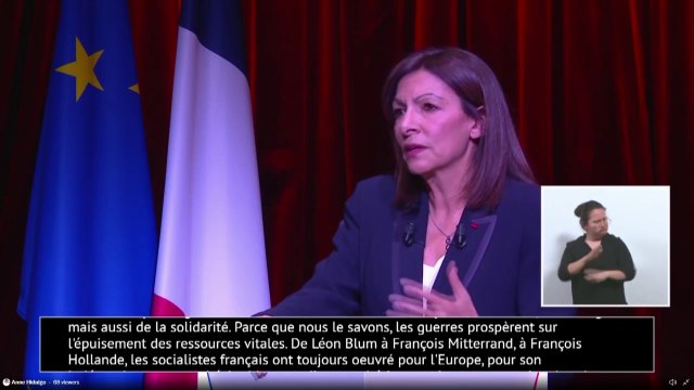Anne Hidalgo: Je sais que les temps sont durs pour la gauche