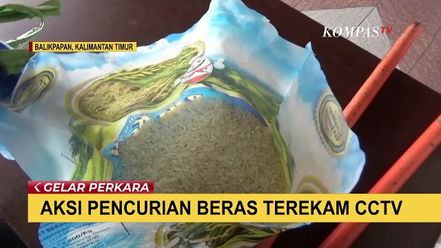 Aksi Pencurian Terekam CCTV, 2 Pelaku Lancarkan Aksinya Curi Beras dan Sepeda Motor