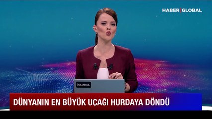 Dünyanın en büyük uçağı hurda oldu!