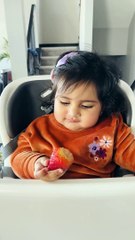 Baby Tries Strawberry for the First Time