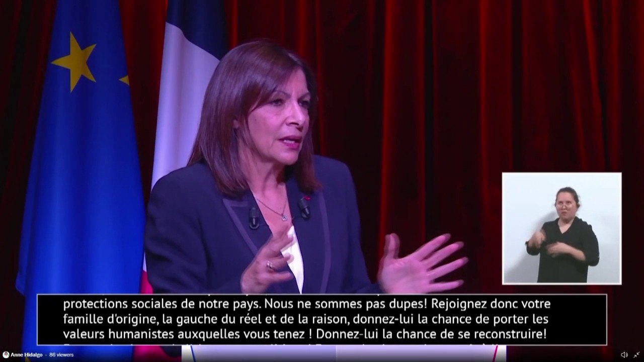 Anne Hidalgo: Jean-Luc Mélenchon est "un candidat qui refuse d'aider les Ukrainiens"