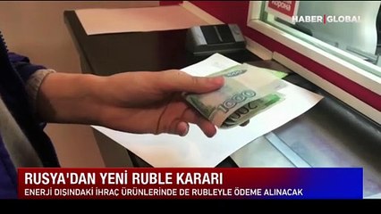 Rusya ruble kararını genişletiyor: Avrupa er ya da geç...