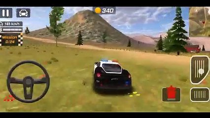 Sergeant Lucas the Police Car Catching Sport Car who Broke the Law - Wheel City Games