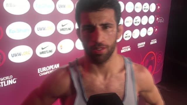 BUDAPEŞTE - Murat Fırat, Avrupa Güreş Şampiyonası'nda altın madalya kazandı