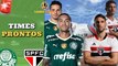 LANCE! Rápido: É hora da final do Paulistão, Palmeiras e São Paulo já estão prontos!