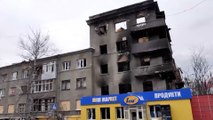 بالفيديو.. منطقة سالتوفكا تتعرض لقصف روسي